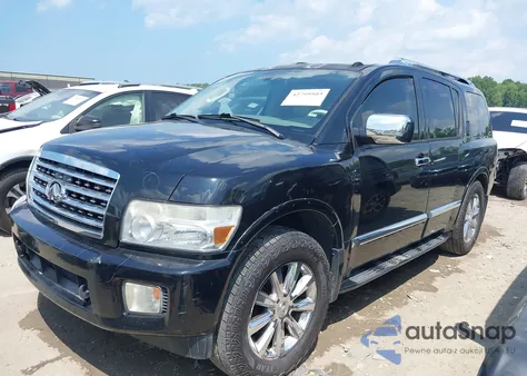 2008 Infiniti Qx56 z USA, uszkodzony, nr VIN 5N3AA08C38N906399